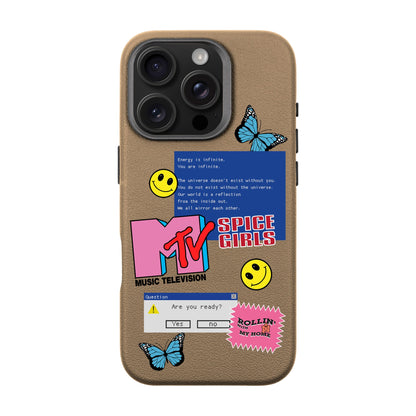 ARE YOU READY-iPhone 16 Pro Leather Premium Kılıf MagSafe Özellikli