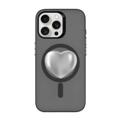 SILVER HEART-iPhone 15 Pro Max Hold Kılıf MagSafe Özellikli