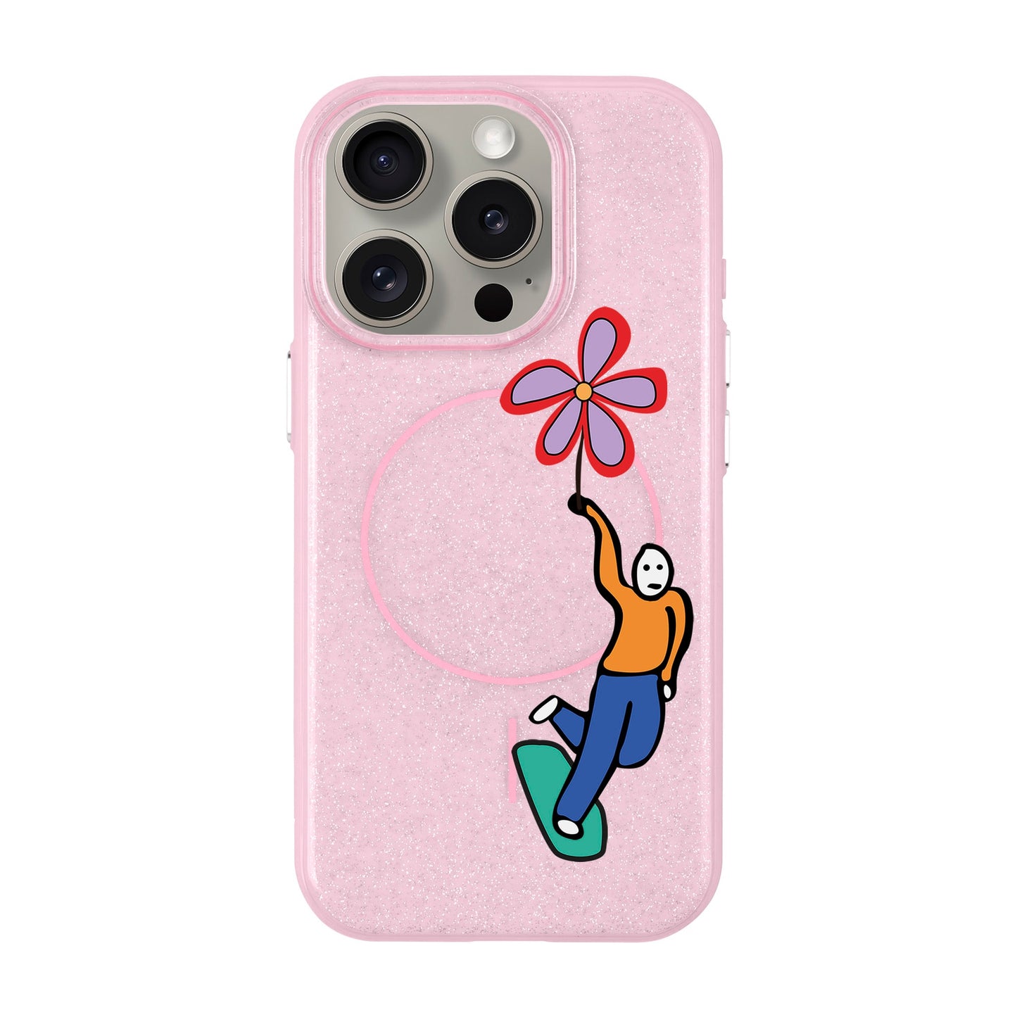 SKATEBOARDER-Radiant Kılıf MagSafe Özellikli - iPhone 15 Pro