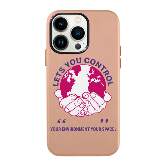 WORLD-iPhone 13 Pro Max Leather Kılıf