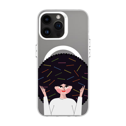 TANGLES OF HAPPINESS-iPhone 13 Pro Max Hold Kılıf MagSafe Özellikli