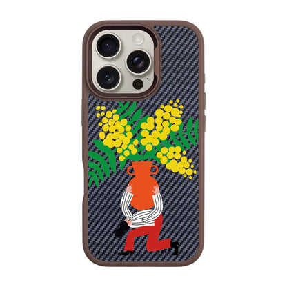 VASE-iPhone 16 Pro Plaid Kılıf MagSafe Özellikli
