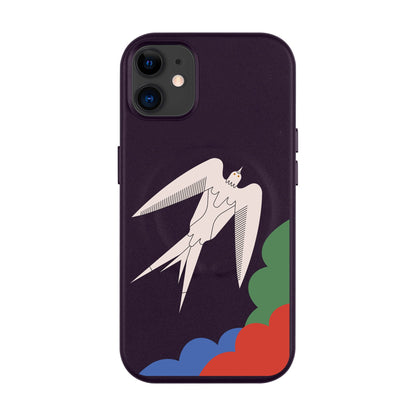 L’OISEAU LIBRE-Leather Kılıf MagSafe Özellikli - iPhone 11