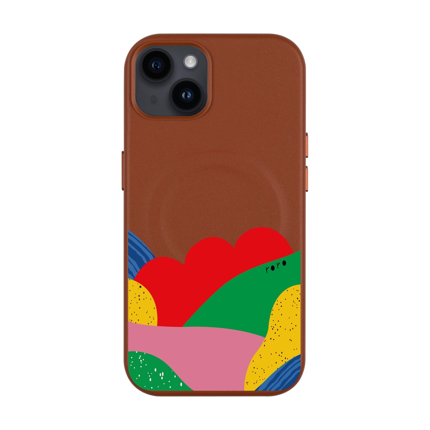 FLAG-iPhone 14 Plus Leather Kılıf MagSafe Özellikli