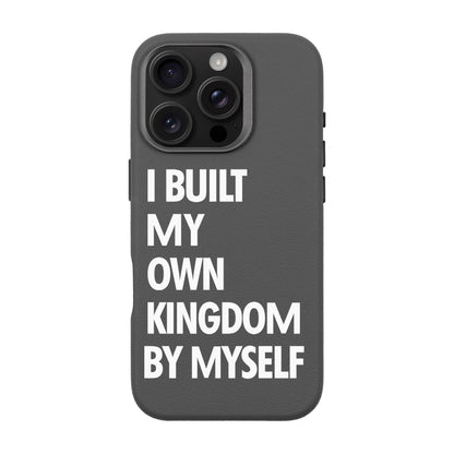 KINGDOM-iPhone 16 Pro Leather Premium Kılıf MagSafe Özellikli
