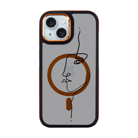 FACE-iPhone 15 Dark Kılıf MagSafe Özellikli