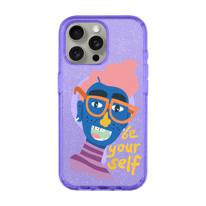 BE YOUR SELF-iPhone 15 Pro Max Shiny Kılıf MagSafe Özellikli