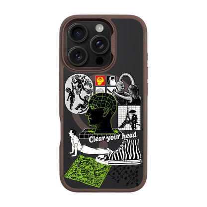 CLEAR YOUR HEAD-iPhone 16 Pro Rise Kılıf MagSafe Özellikli