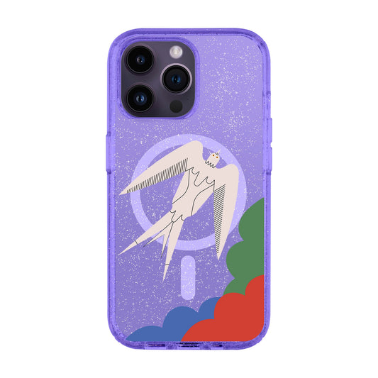 L’OISEAU LIBRE-iPhone 14 Pro Max Shiny Kılıf MagSafe Özellikli