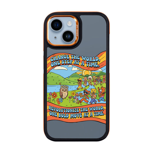 CHANGE THE WORLD-iPhone 14 Dark Kılıf MagSafe Özellikli
