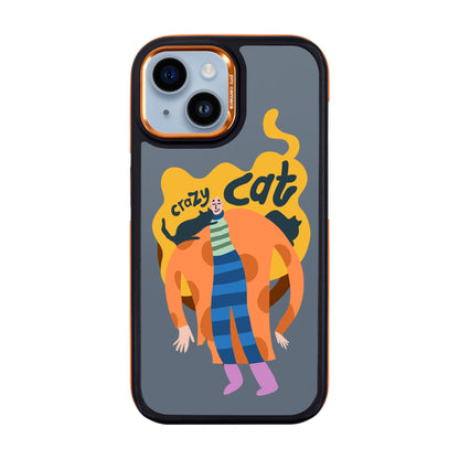 CRAZY CAT-Dark Kılıf MagSafe Özellikli - iPhone 13