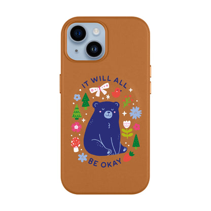 BE OKEY-Leather Kılıf MagSafe Özellikli - iPhone 13