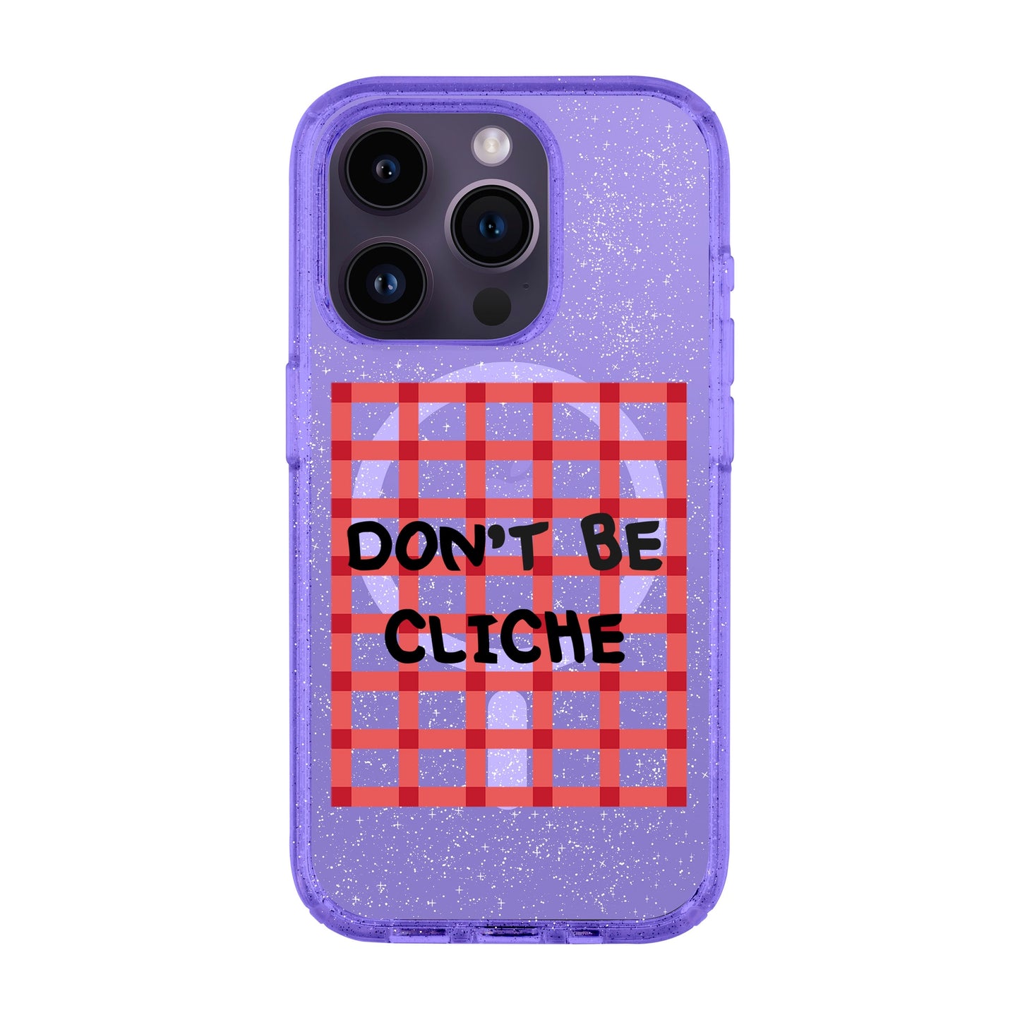 DON'T BE CLICHE-iPhone 14 Pro Shiny Kılıf MagSafe Özellikli