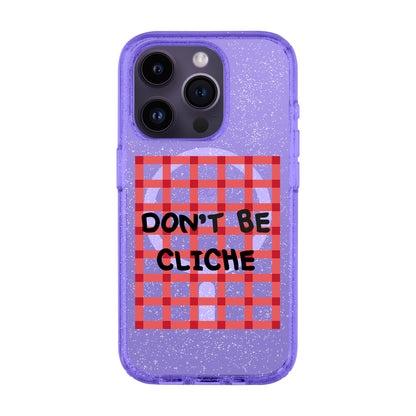 DON'T BE CLICHE-iPhone 14 Pro Shiny Kılıf MagSafe Özellikli
