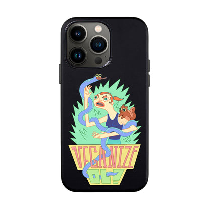 VEGANİZE-iPhone 13 Pro Max Leather Kılıf