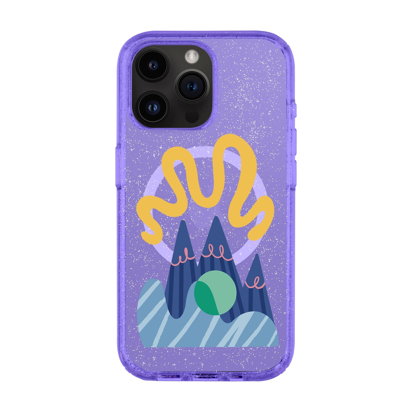 MOUNTAIN-iPhone 14 Pro Max Shiny Kılıf MagSafe Özellikli