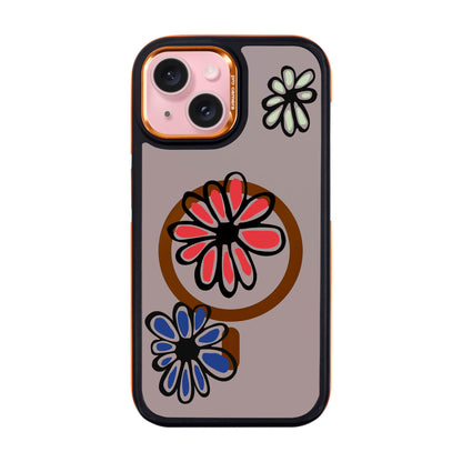 FLORIST-Dark Kılıf MagSafe Özellikli - iPhone 15