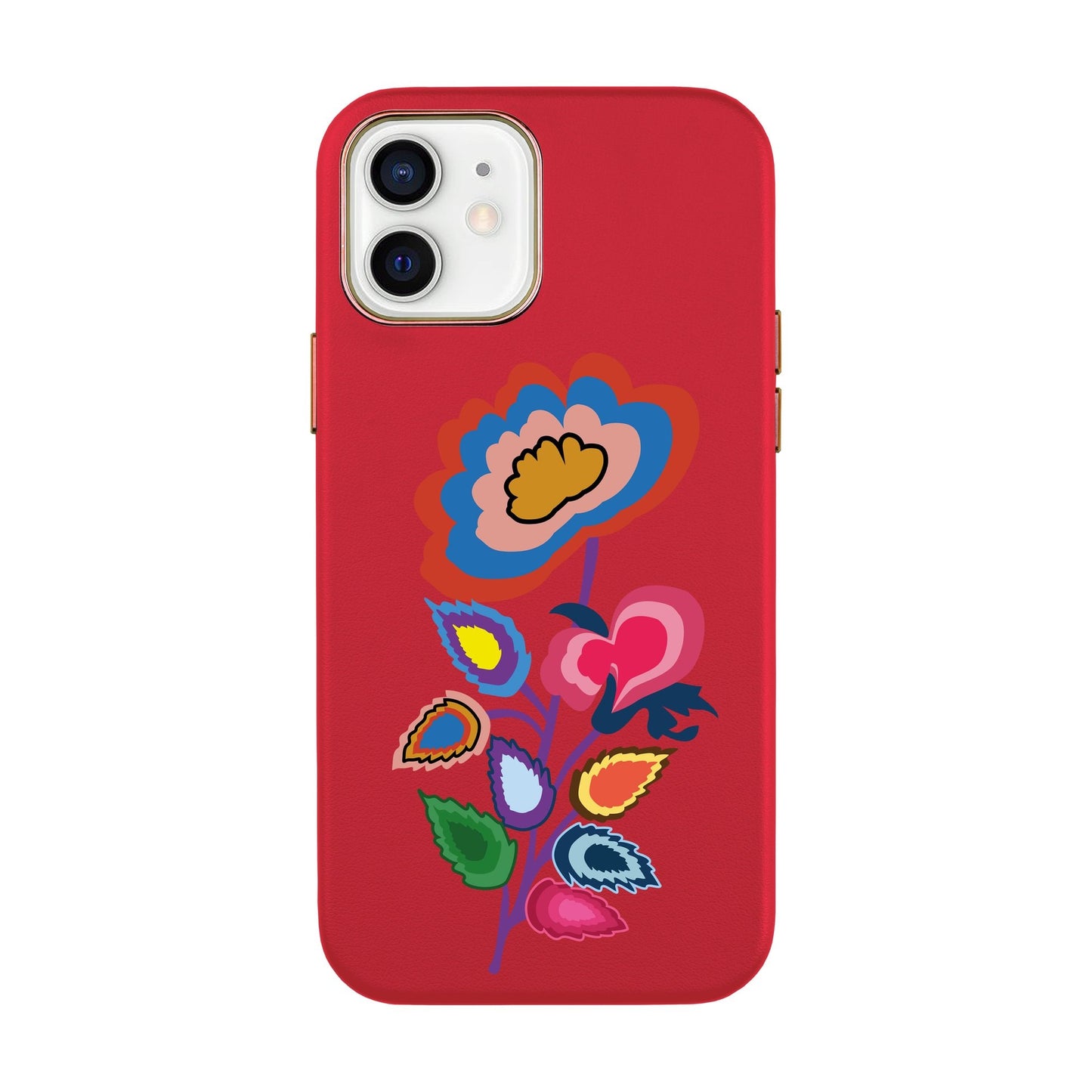 KNITTED FLOWER-iPhone Xs Max Leather Kılıf