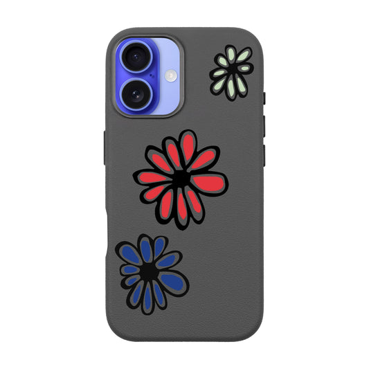 FLORIST-iPhone 16 Leather Premium Kılıf MagSafe Özellikli