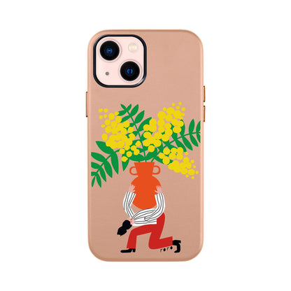 VASE-iPhone 13 Mini Leather Kılıf