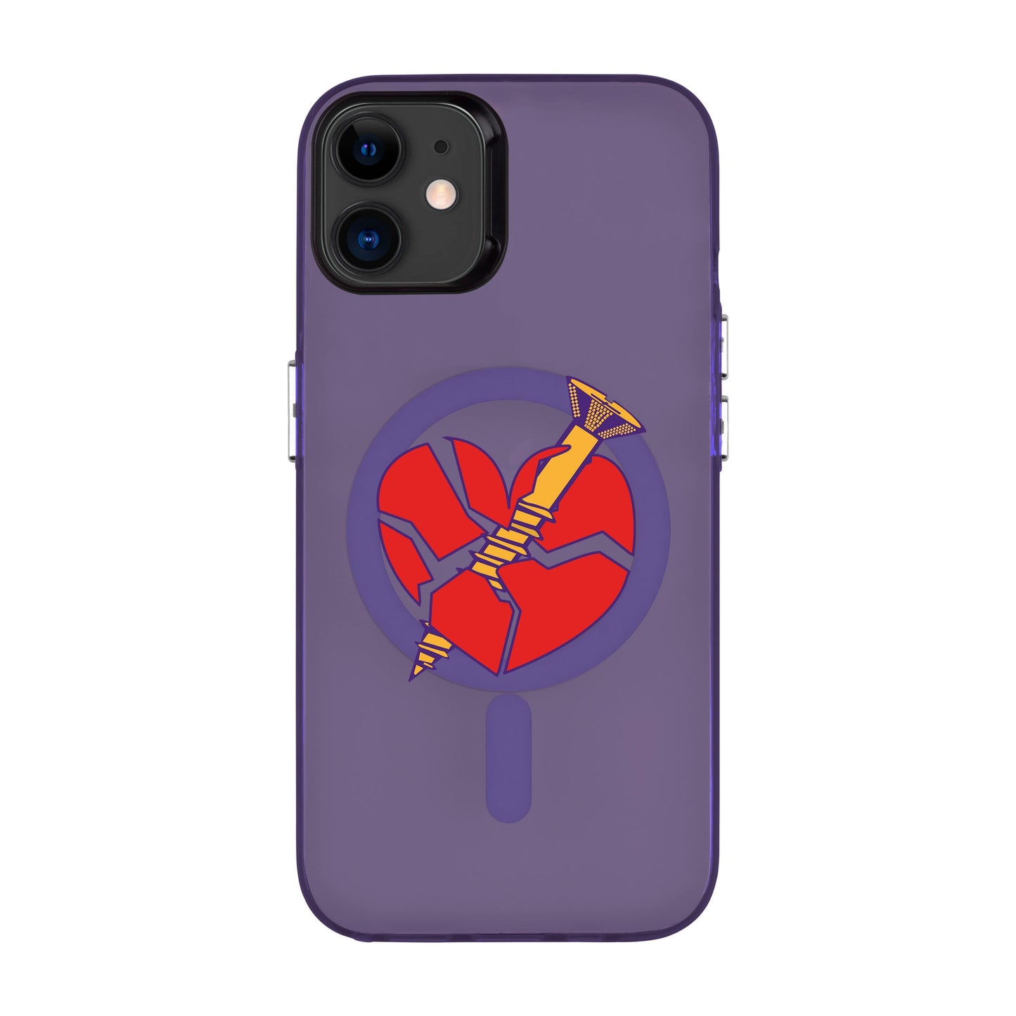 BROKEN HEART-iPhone 11 Hold Kılıf MagSafe Özellikli
