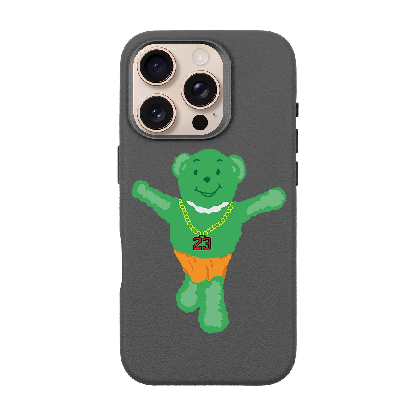 GREEN BEAR-iPhone 16 Pro Leather Premium Kılıf MagSafe Özellikli