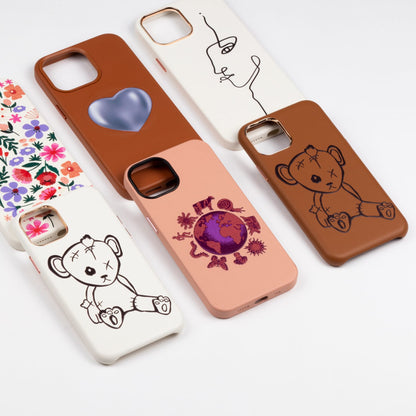 BABY BEAR-iPhone 11 Leather Kılıf