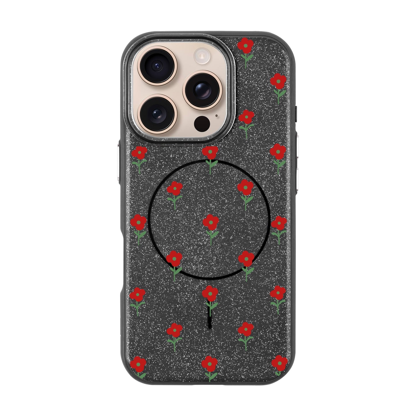 FLOWER POWER-iPhone 16 Pro Radiant Kılıf MagSafe Özellikli