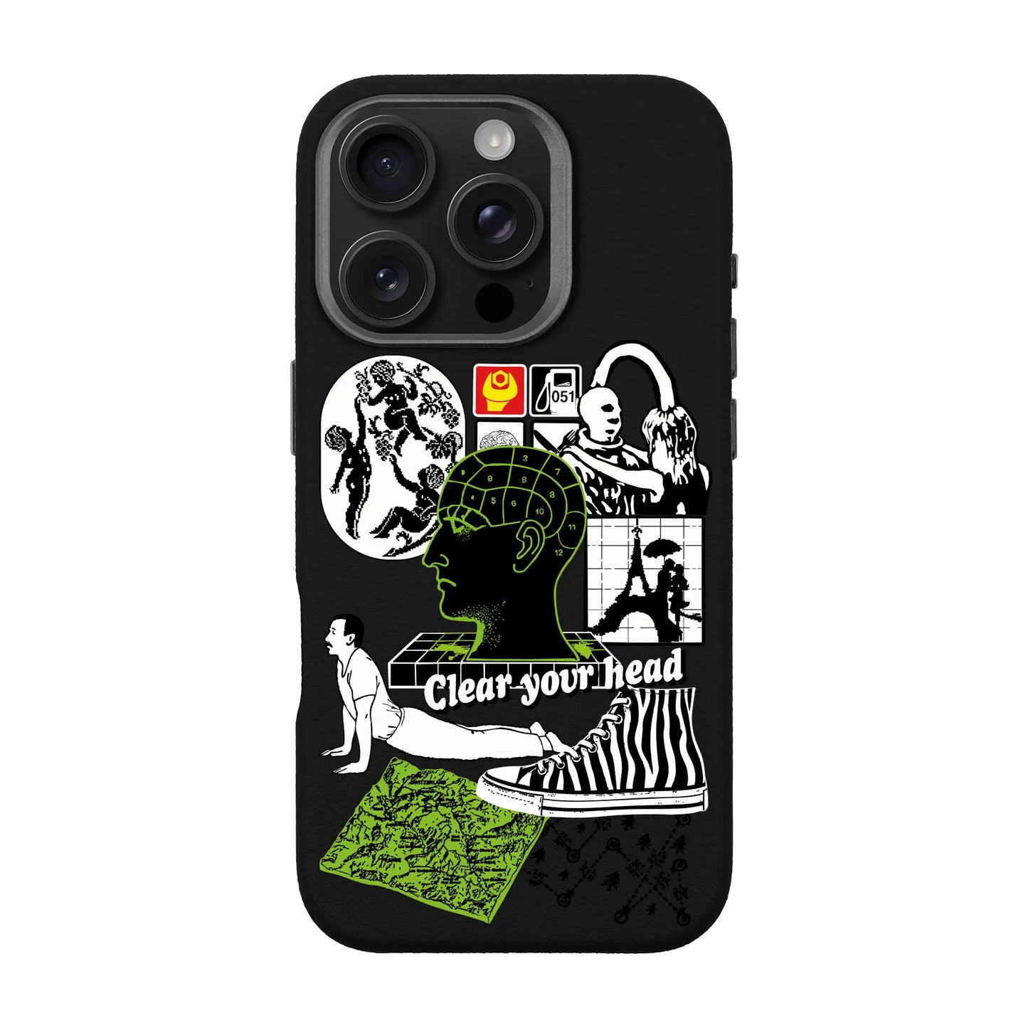 CLEAR YOUR HEAD-iPhone 16 Pro Leather Premium Kılıf MagSafe Özellikli