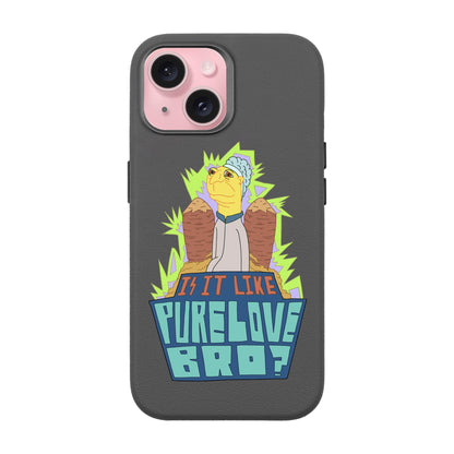 PURE LOVE-iPhone 15 Leather Premium Kılıf MagSafe Özellikli