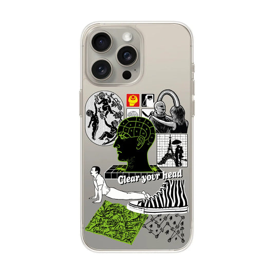 CLEAR YOUR HEAD-iPhone 15 Pro Max Solid Kılıf