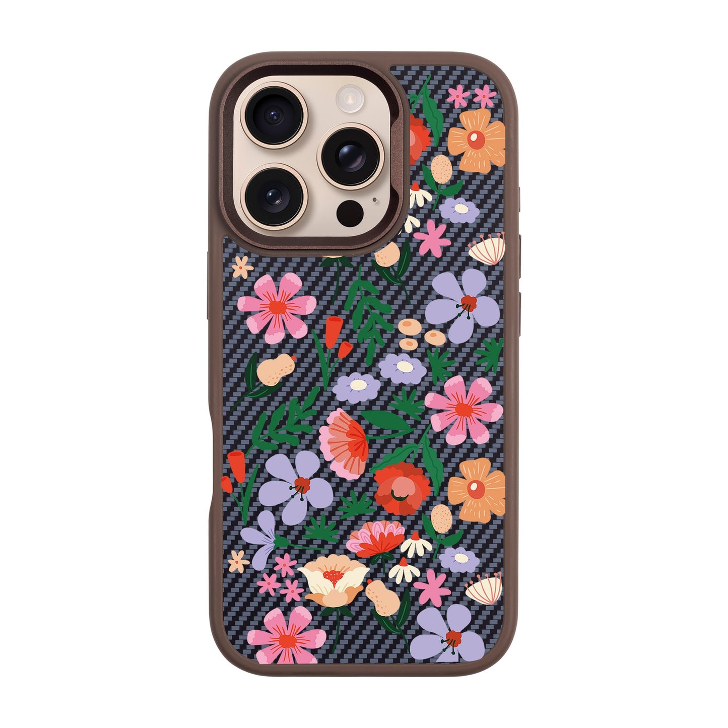 GRACIOUS-iPhone 16 Pro Plaid Kılıf MagSafe Özellikli