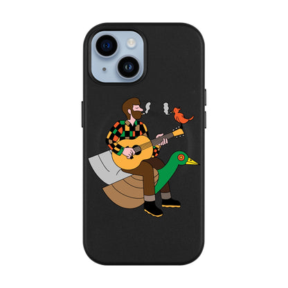 BIRDS OF A FEATHER-Leather Kılıf MagSafe Özellikli - iPhone 13