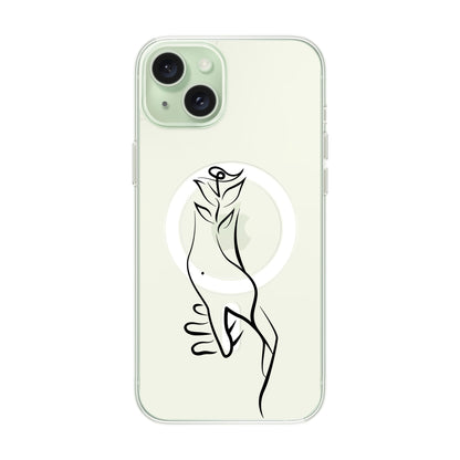 TOUCH-iPhone 15 Plus Solid Kılıf MagSafe Özellikli