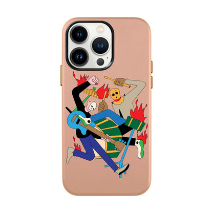 MONSTER MASH-iPhone 13 Pro Max Leather Kılıf