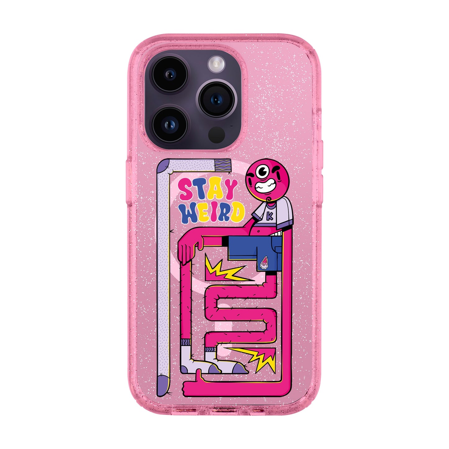 OG TOOTHY-iPhone 14 Pro Shiny Kılıf MagSafe Özellikli