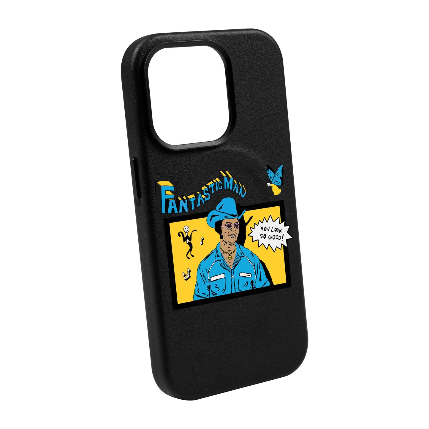 FANTASTIC MAN-iPhone 14 Pro Max Leather Kılıf MagSafe Özellikli