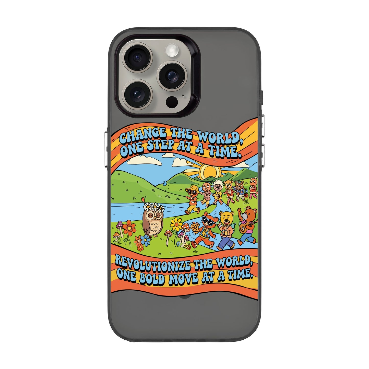 CHANGE THE WORLD-iPhone 15 Pro Max Hold Kılıf MagSafe Özellikli