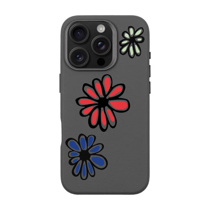 FLORIST-iPhone 16 Pro Leather Premium Kılıf MagSafe Özellikli