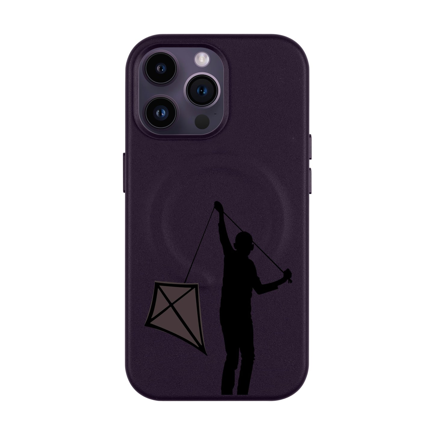 KITE-iPhone 14 Pro Max Leather Kılıf MagSafe Özellikli