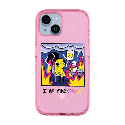 I AM FINE-iPhone 14 Shiny Kılıf MagSafe Özellikli