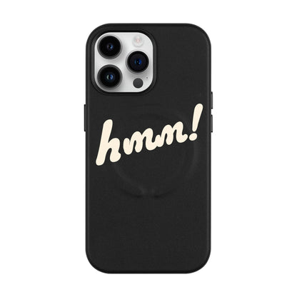 HMM-iPhone 14 Pro Max Leather Kılıf MagSafe Özellikli