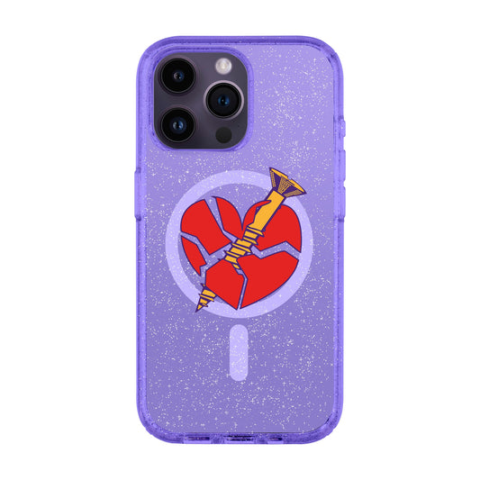 BROKEN HEART-iPhone 14 Pro Max Shiny Kılıf MagSafe Özellikli