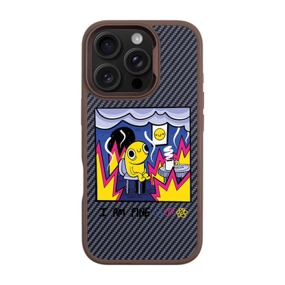 I AM FINE-iPhone 16 Pro Plaid Kılıf MagSafe Özellikli