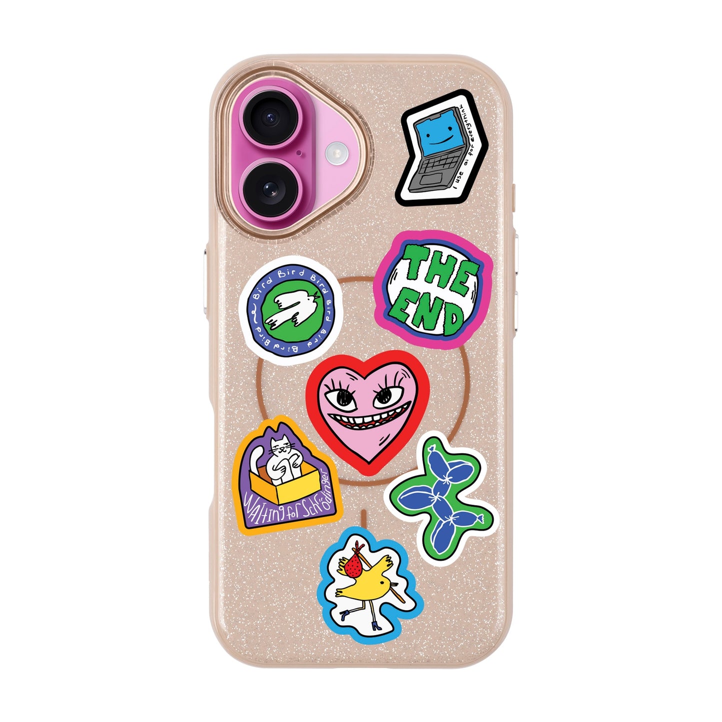 TŌTEN STICKERZ-iPhone 16 Plus Radiant Kılıf MagSafe Özellikli
