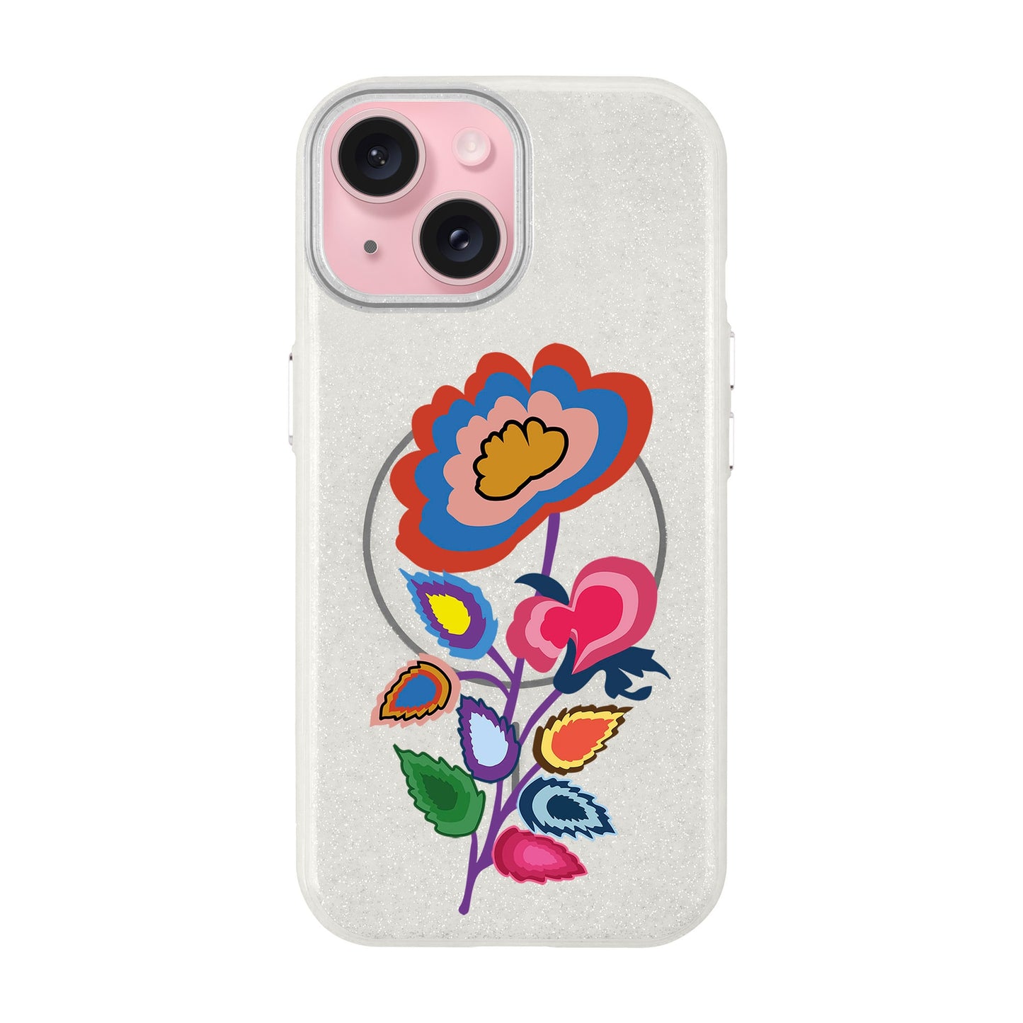KNITTED FLOWER-iPhone 14 Plus Radiant Kılıf MagSafe Özellikli