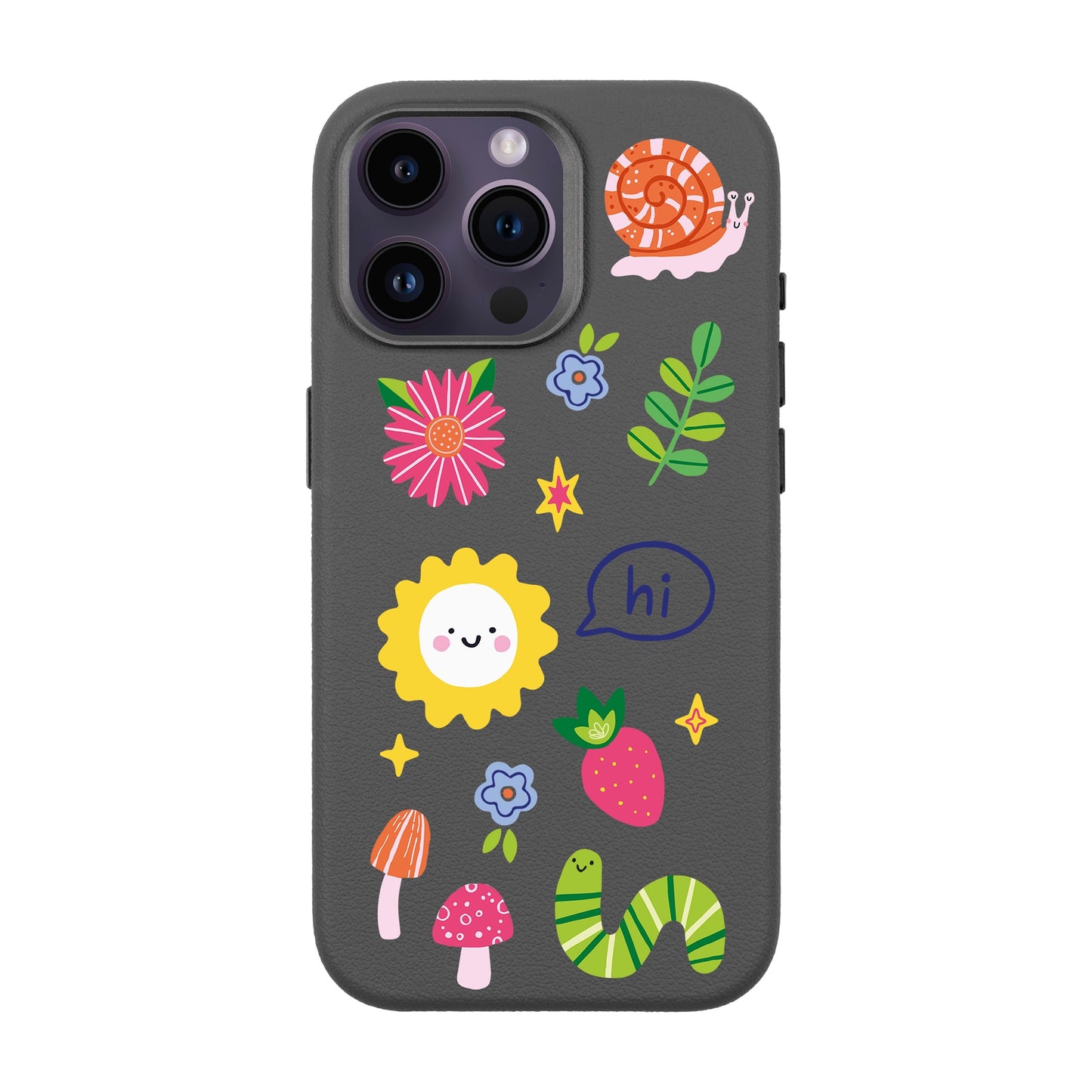 HELLO NATURE-iPhone 14 Pro Max Leather Premium Kılıf MagSafe Özellikli