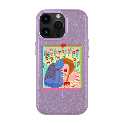 KEDİ POSTA PULU-iPhone 14 Pro Max Radiant Kılıf MagSafe Özellikli