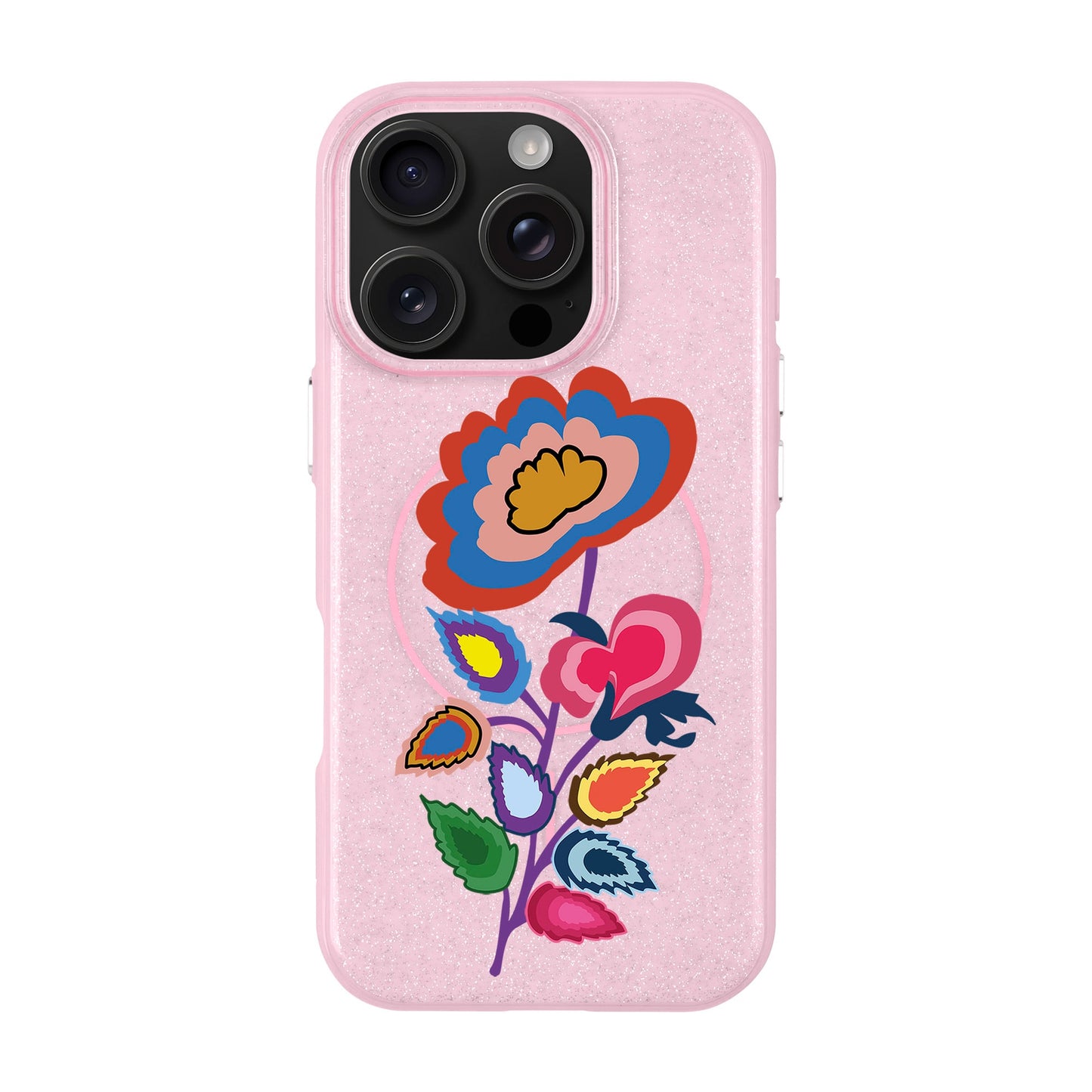 KNITTED FLOWER-iPhone 16 Pro Radiant Kılıf MagSafe Özellikli