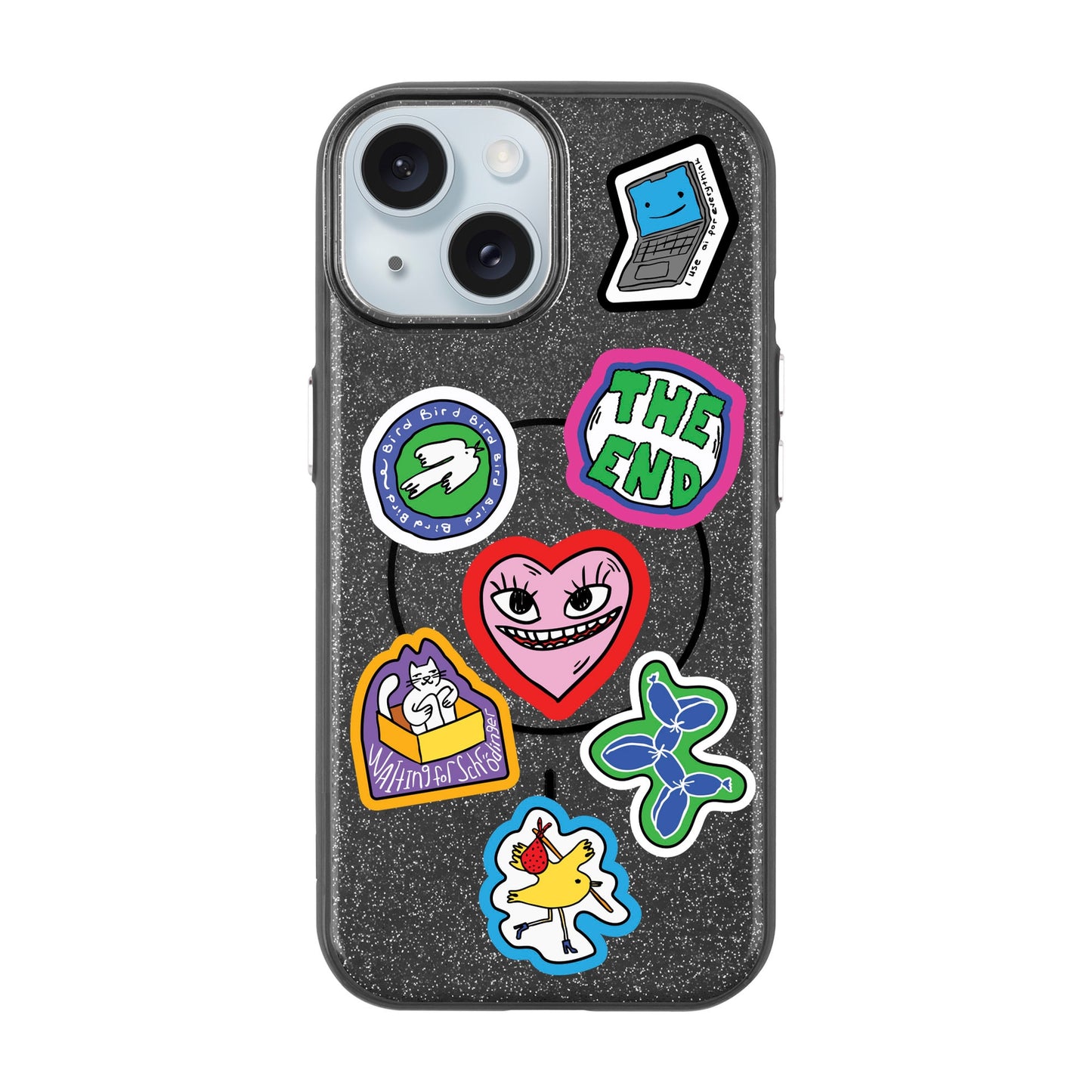 TŌTEN STICKERZ-iPhone 15 Plus Radiant Kılıf MagSafe Özellikli